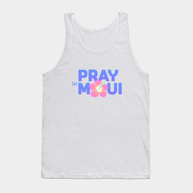 Pray for Maui Tank Top by Dale Preston Design